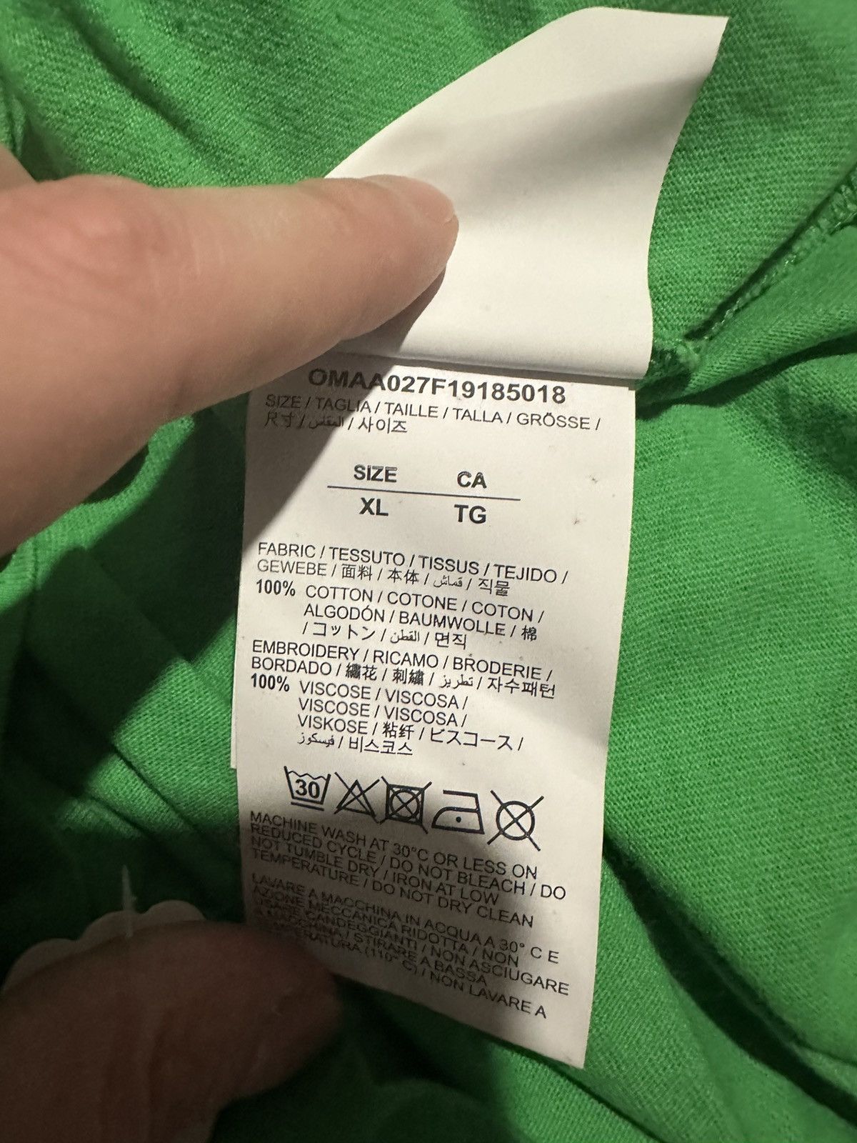 Off-White OFF-WHITE PUBLIC TELEVISION T SHIRT Size US XL / EU 56 / 4 - 5 Thumbnail