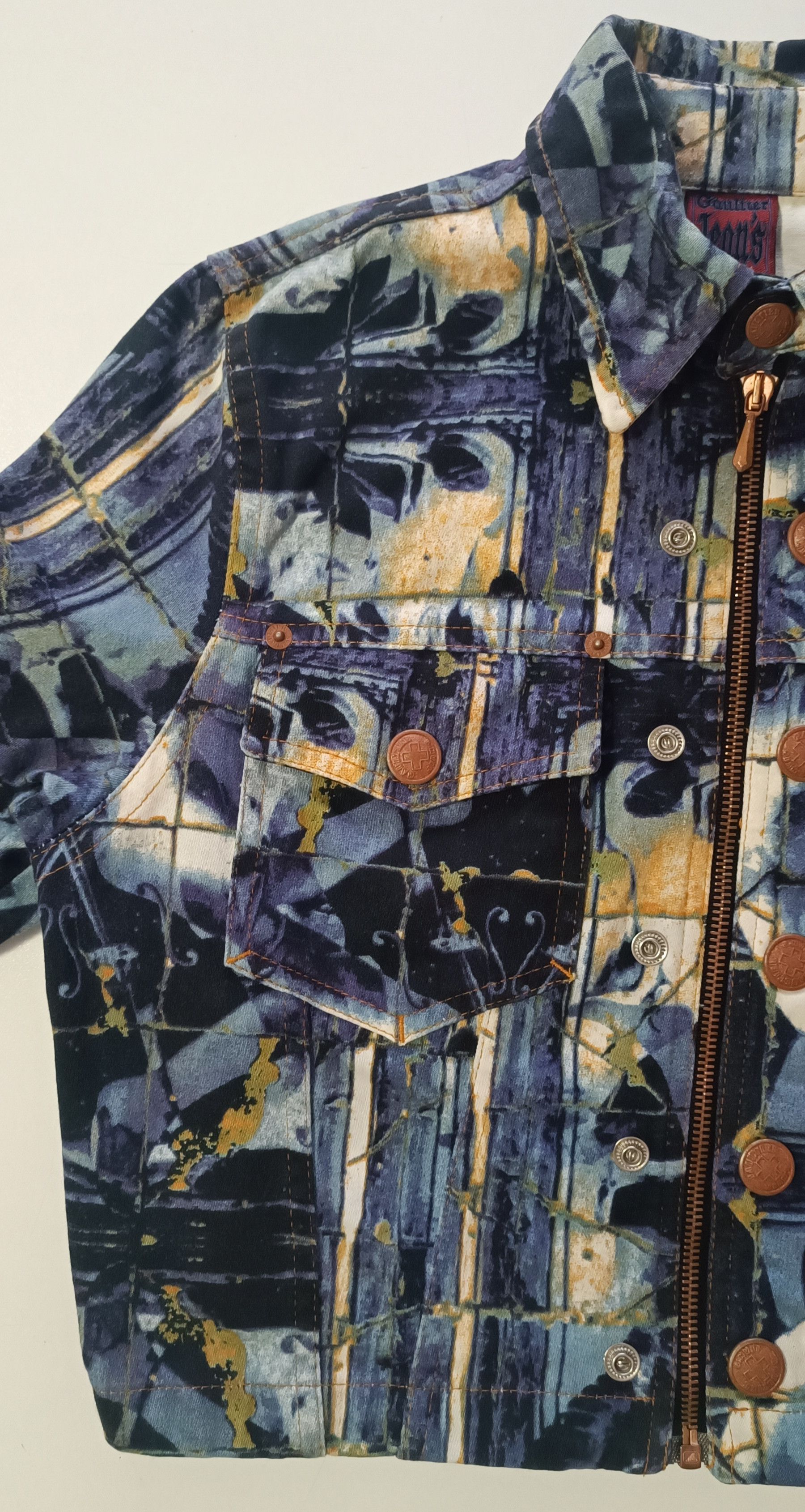 Jean Paul Gaultier 90's Gaultier Jeans - Women silhouettes jacket Size M / US 6-8 / IT 42-44 - 8 Thumbnail