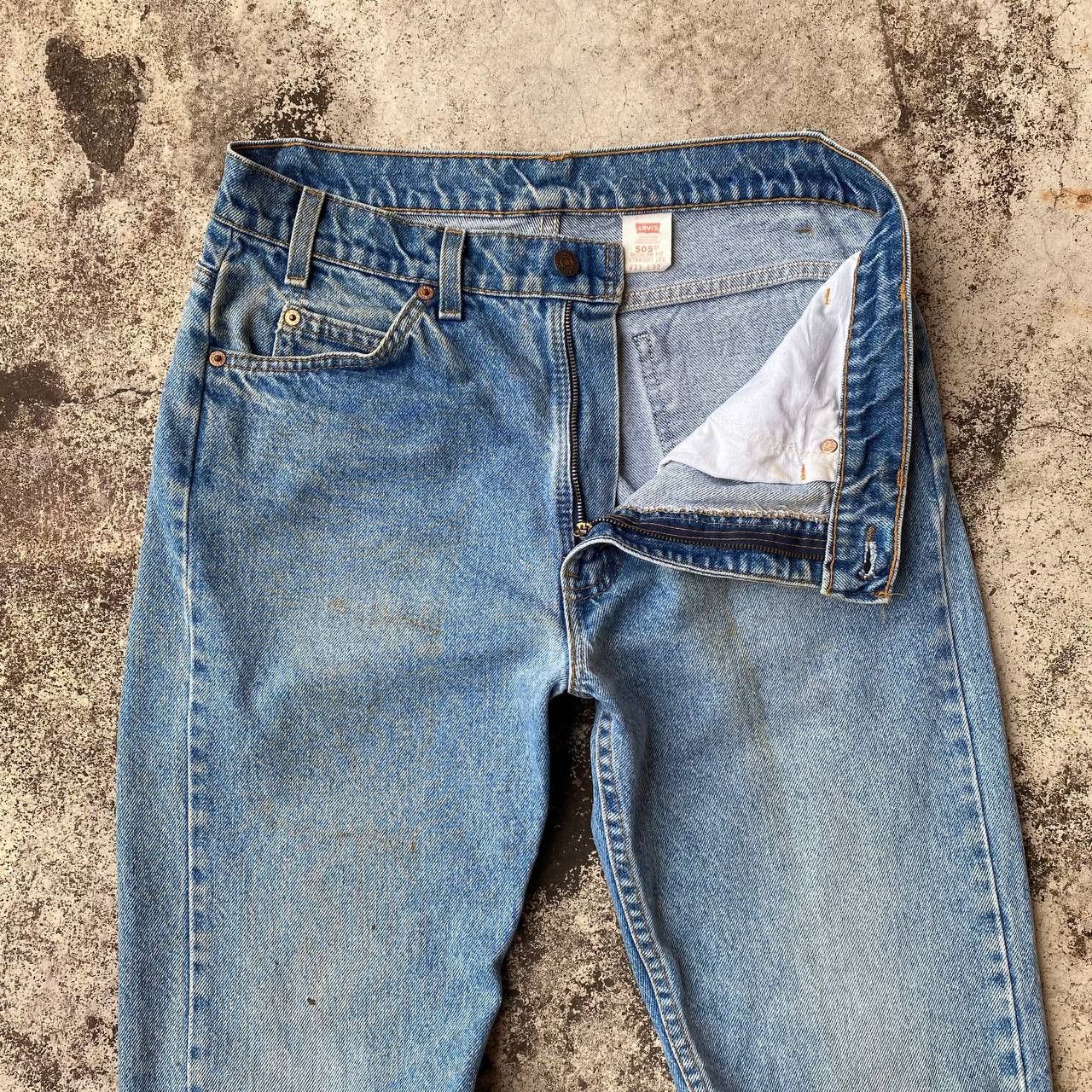 Levi's Vintage Clothing W32X31.5 VTG 1994 LEVIS 505 ORANGE TAG DIRTY JEAN Size US 32 / EU 48 - 3 Thumbnail