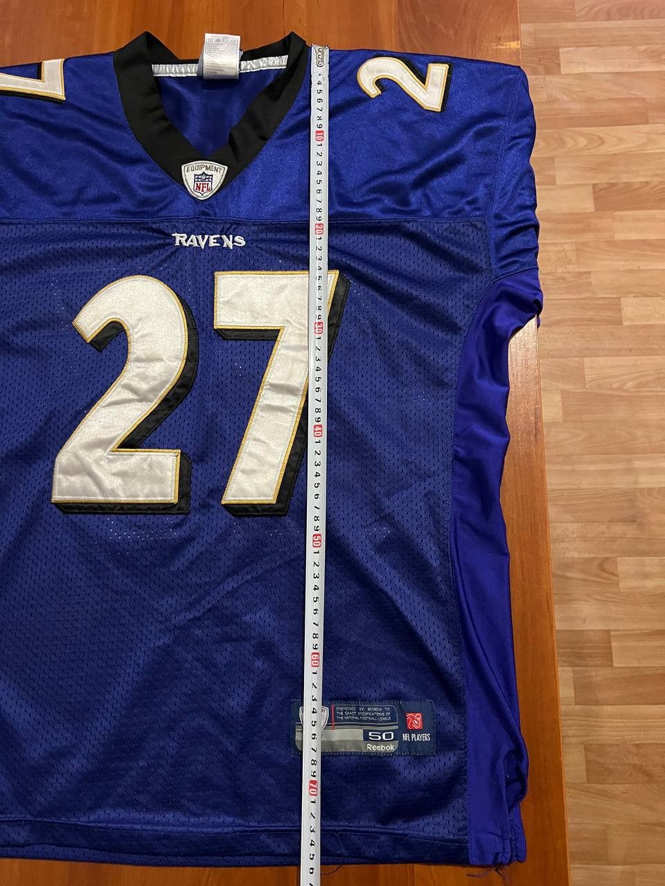 NFL BALTIMORE RAVENS #27 RAY RICE FOOTBALL SHIRT JERSEY SIZE 50 Size US M / EU 48-50 / 2 - 16 Thumbnail