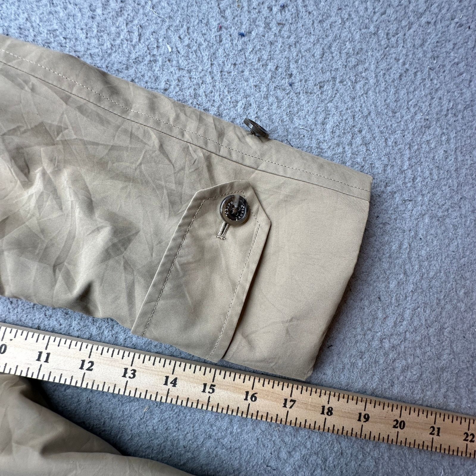 Ralph Lauren Ralph Lauren Beige Windbreaker Coat Womens Small Khaki Size S / US 4 / IT 40 - 4 Thumbnail