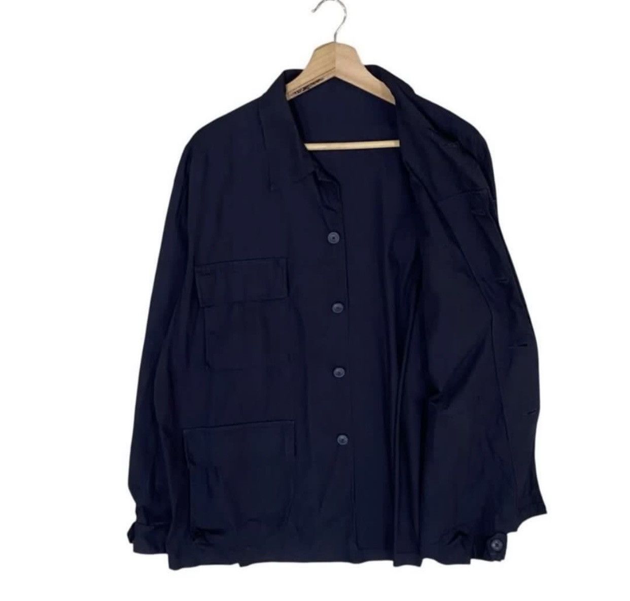 GU ❄️VINTAGE G.U NAVY M65 STYLE FIELD JACKET Size US M / EU 48-50 / 2 - 2 Thumbnail