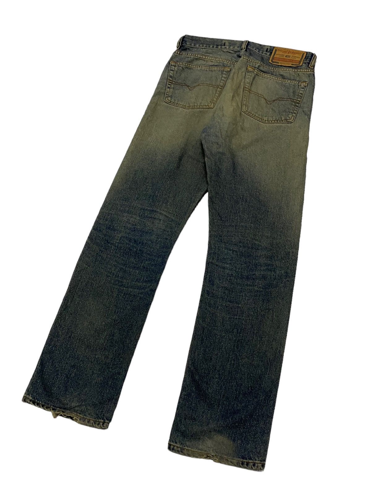 14th Addiction × Diesel Diesel Industry Denim Division Yellow Mud Washed Dirty Size US 29 - 8 Thumbnail