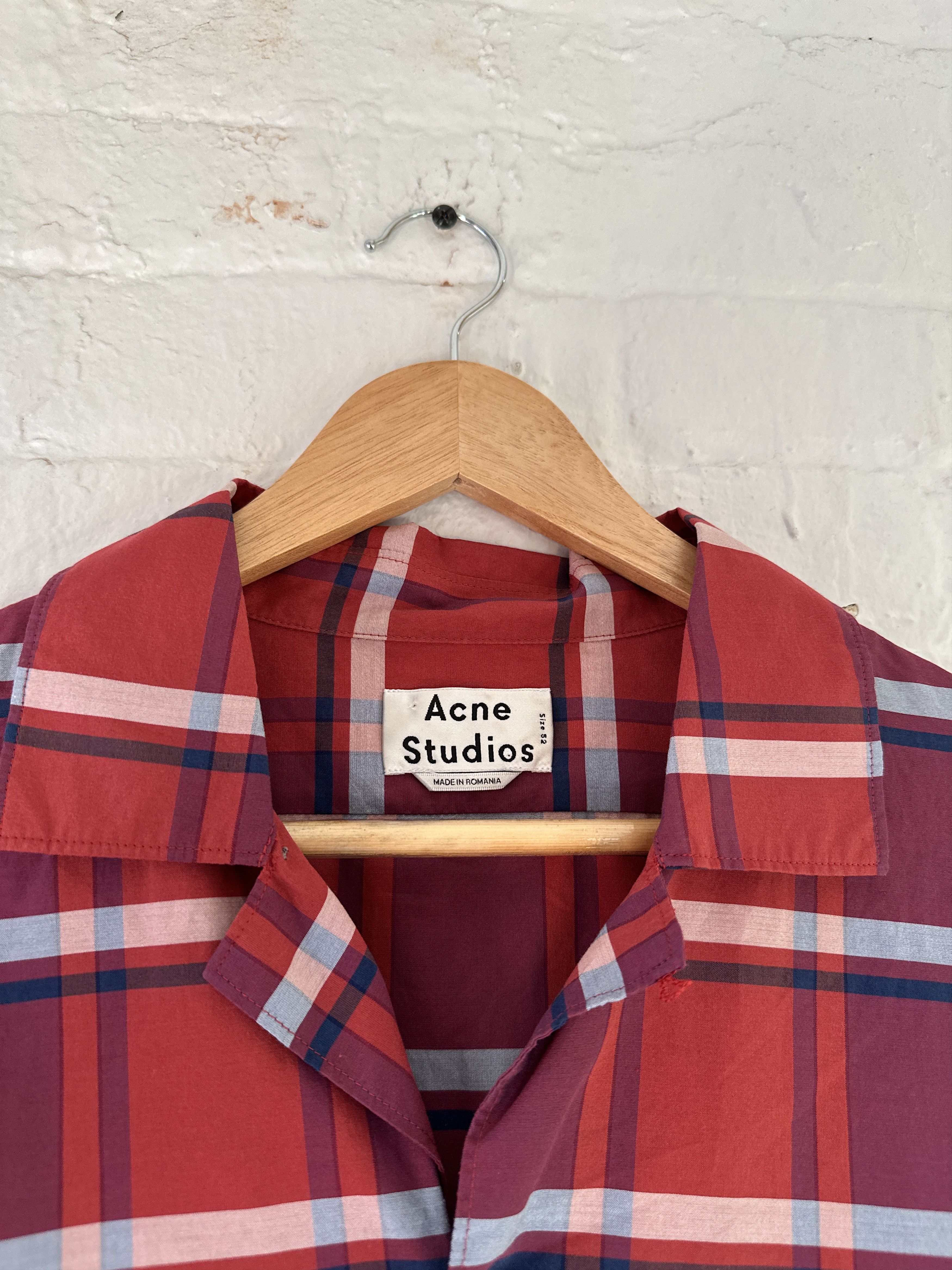 Acne Studios Acne Studios Elms Camp Collar Shirt Size US M / EU 48-50 / 2 - 2 Thumbnail