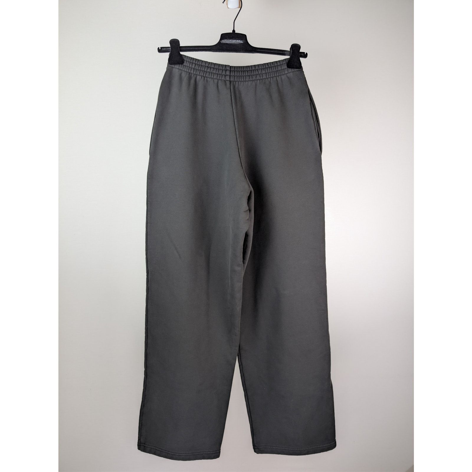 Balenciaga o1rshd1 Activewear Molleton Archetype Baggy Sweatpants Black Size US 30 / EU 46 - 11 Thumbnail