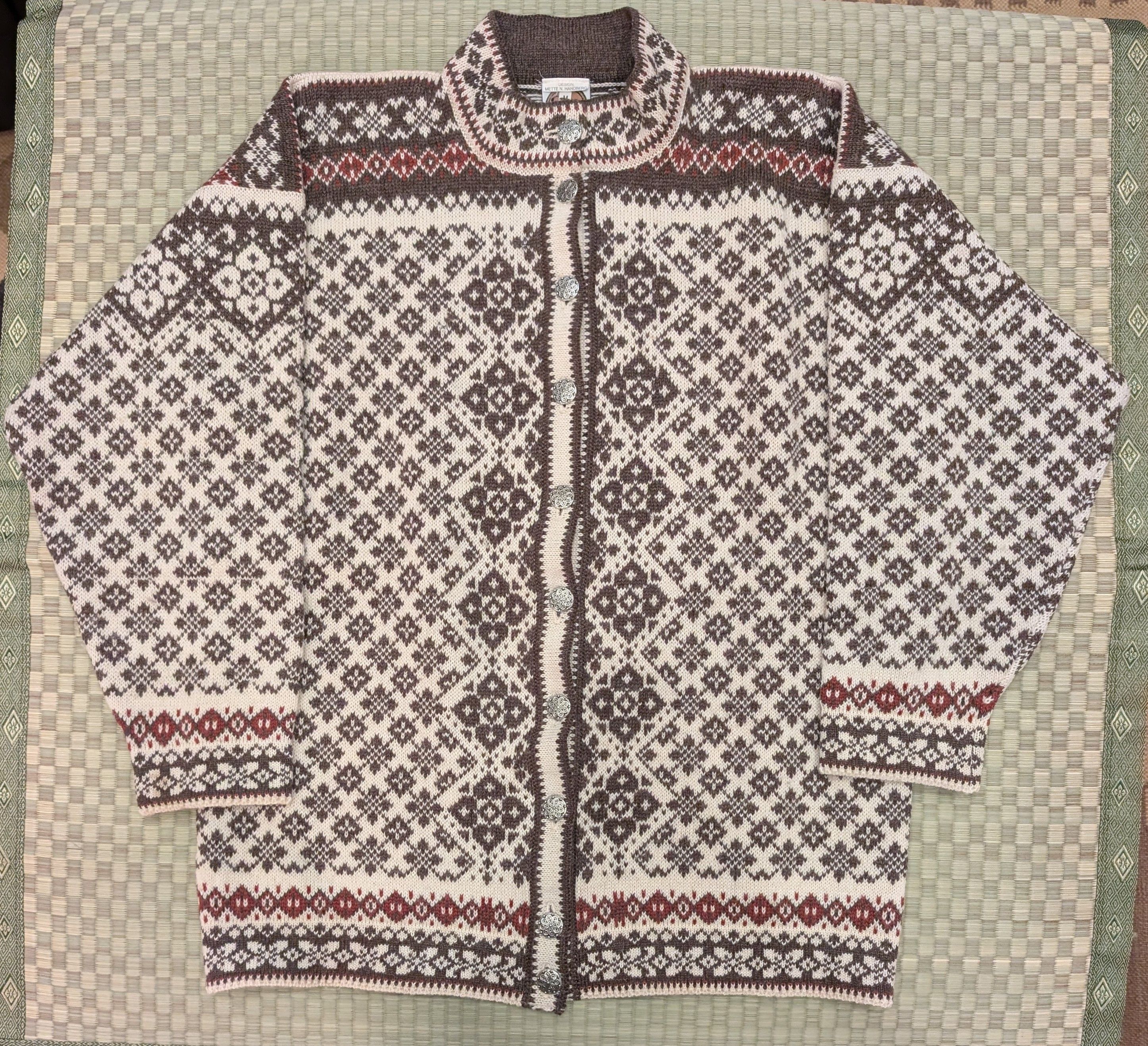 Other Selbu Tradition 100% Pure New Wool Cardigan Made in Norway Size M / US 6-8 / IT 42-44 - 1 Thumbnail