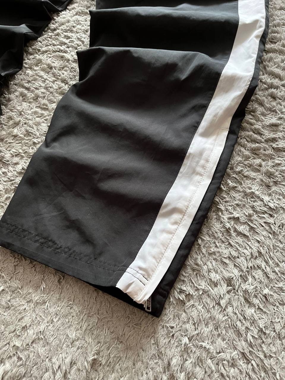 Nike × Vintage 00s Nike Pants Nylon Logo Swoosh Rare Drill Size US 35 - 8 Thumbnail