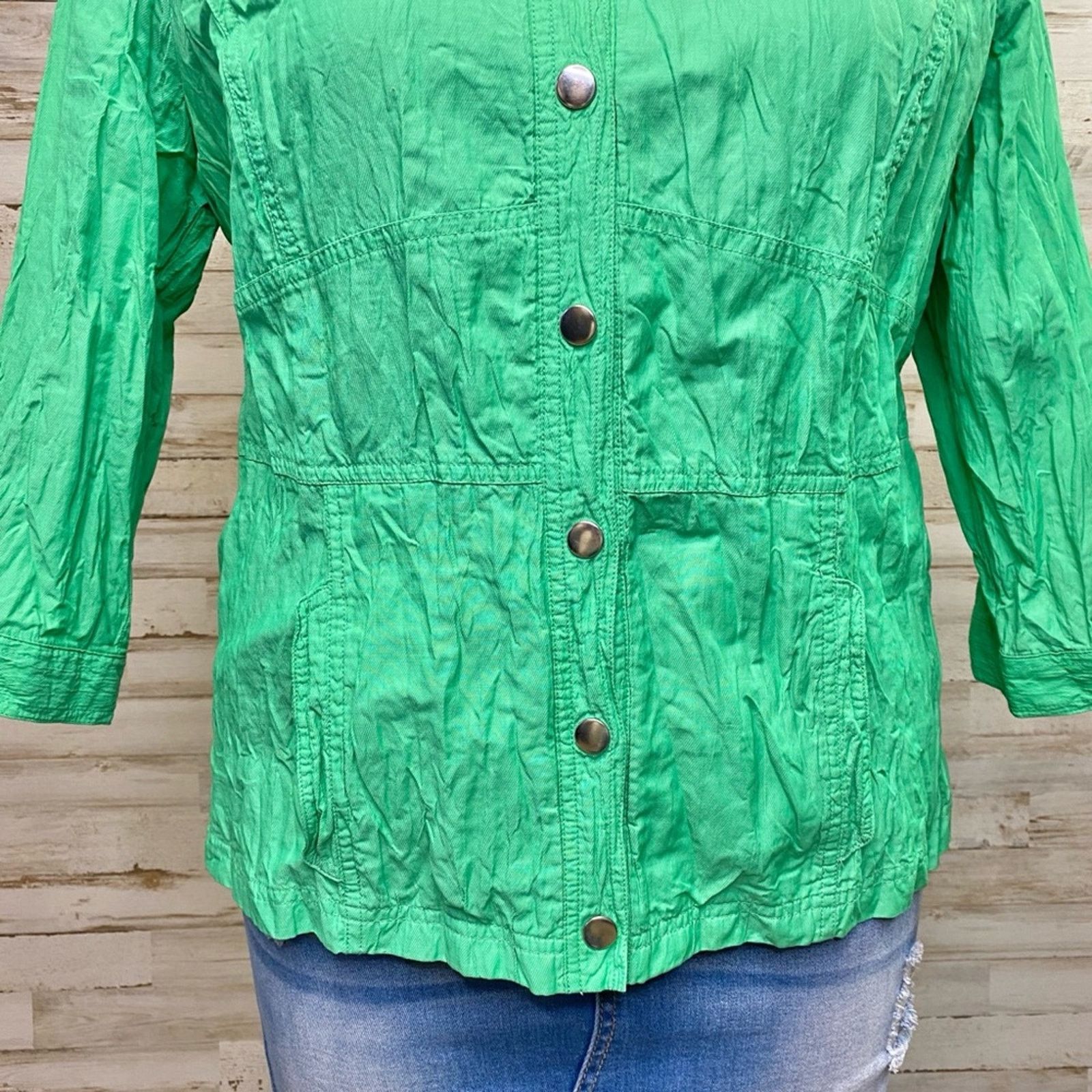 Chicos Zenergy by Chico’s Hayden Crinkle Jacket Size Chico's 2 or L Size L / US 10 / IT 46 - 5 Thumbnail