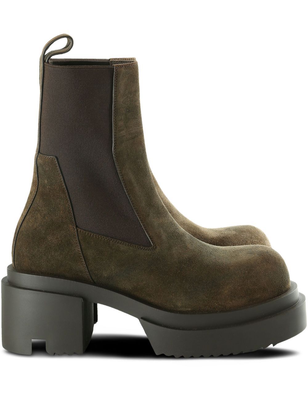 Rick Owens SUEDE LEATHER BOOTS Size US 10 / IT 40 - 1 Thumbnail