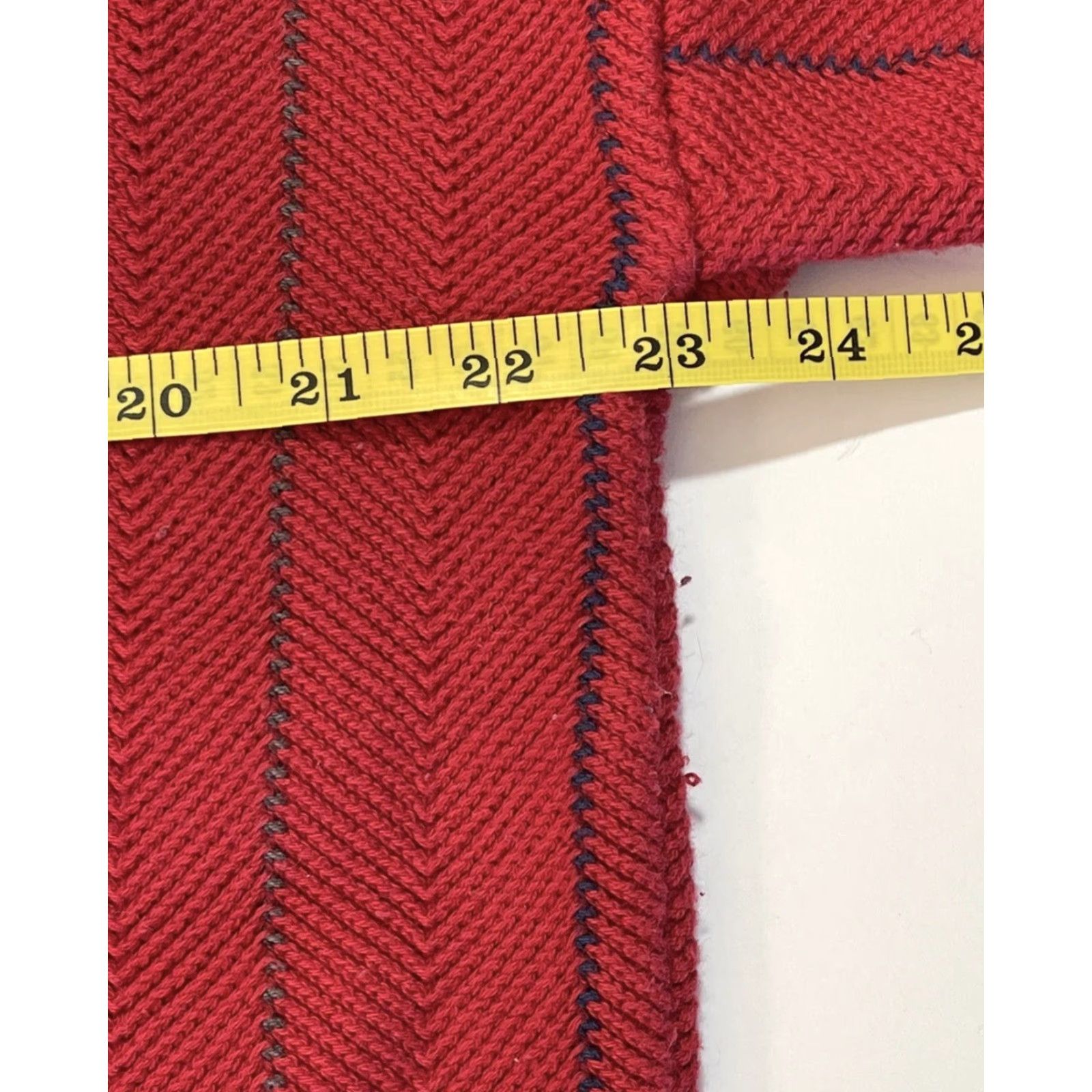 Chaps VINTAGE Chaps Ralph Lauren Sweater XL Mens Crew Neck Pullover Red Knit Cotton Logo Size US XL / EU 56 / 4 - 5 Thumbnail
