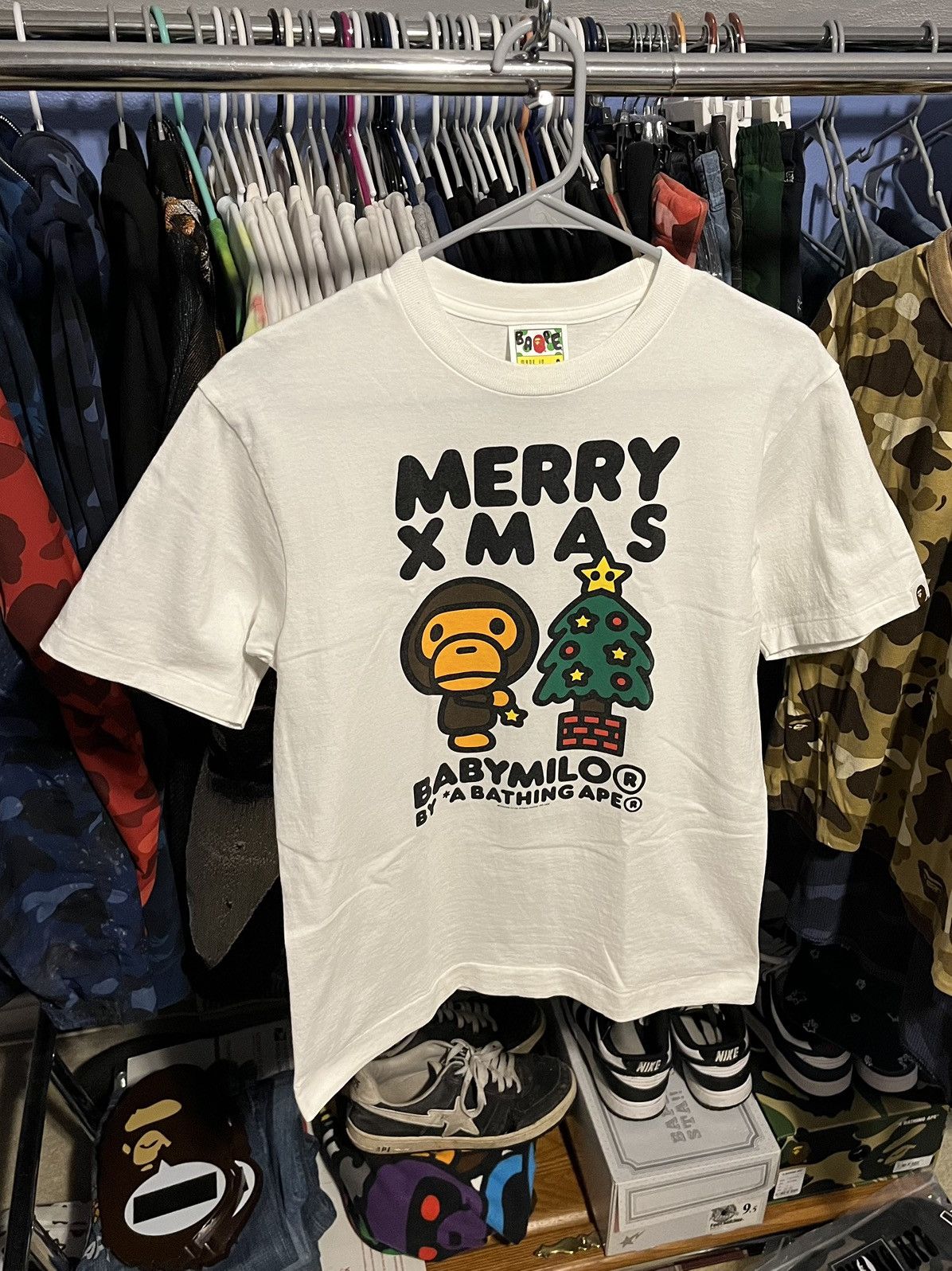 Bape Bape Christened Shirt 2008 Size US S / EU 44-46 / 1 - 1 Thumbnail