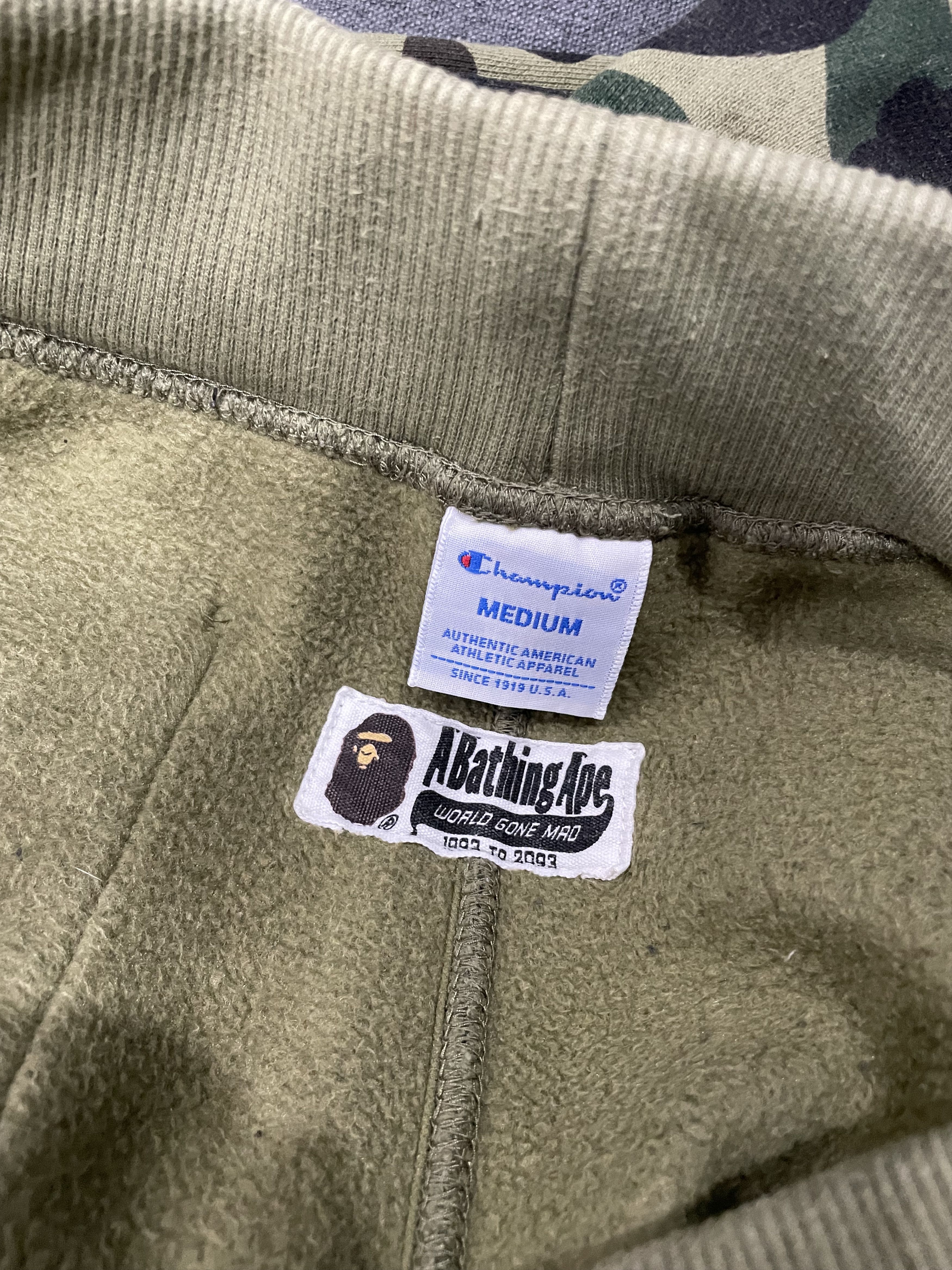Bape × Champion Bape x Champion Jogger Pants 1st Camo Size US 31 - 15 Thumbnail