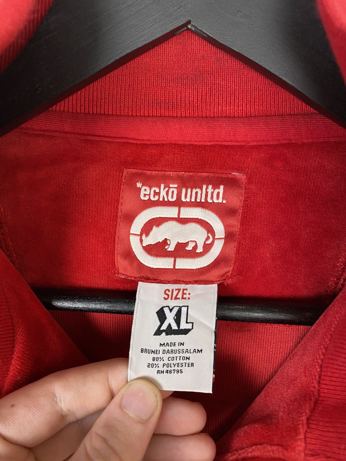 Ecko Unltd. Vintage Ecko Unlimited Y2K Velour Zip Jacket Olimp Rap Y2K Size US XL / EU 56 / 4 - 6 Thumbnail