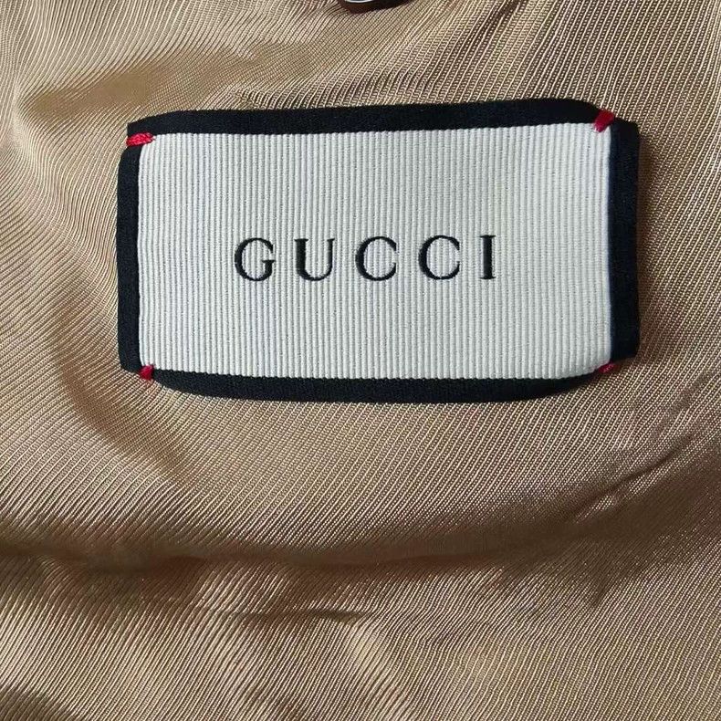 Gucci Gucci Letter striped zipper casual jacket Size US M / EU 48-50 / 2 - 3 Thumbnail