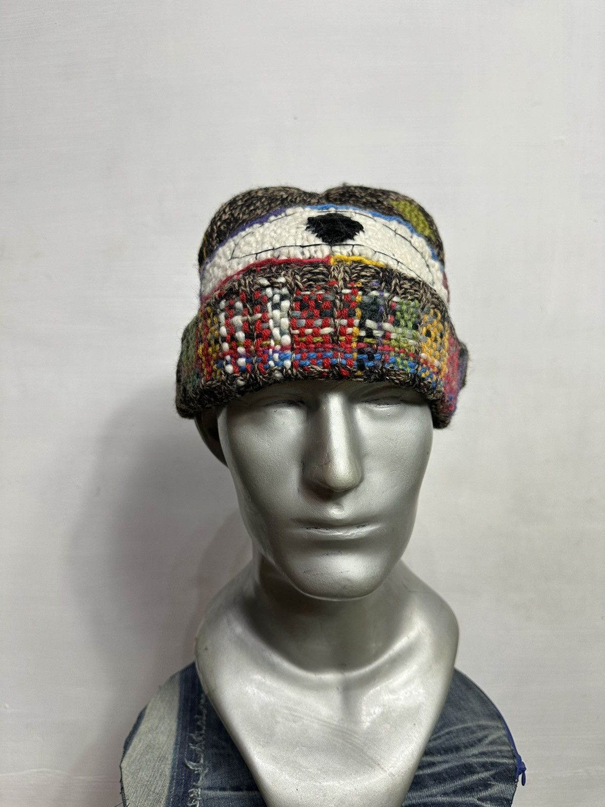 Custom Nice Design Art Knitted Eye Spiderweb Beanie Hats
