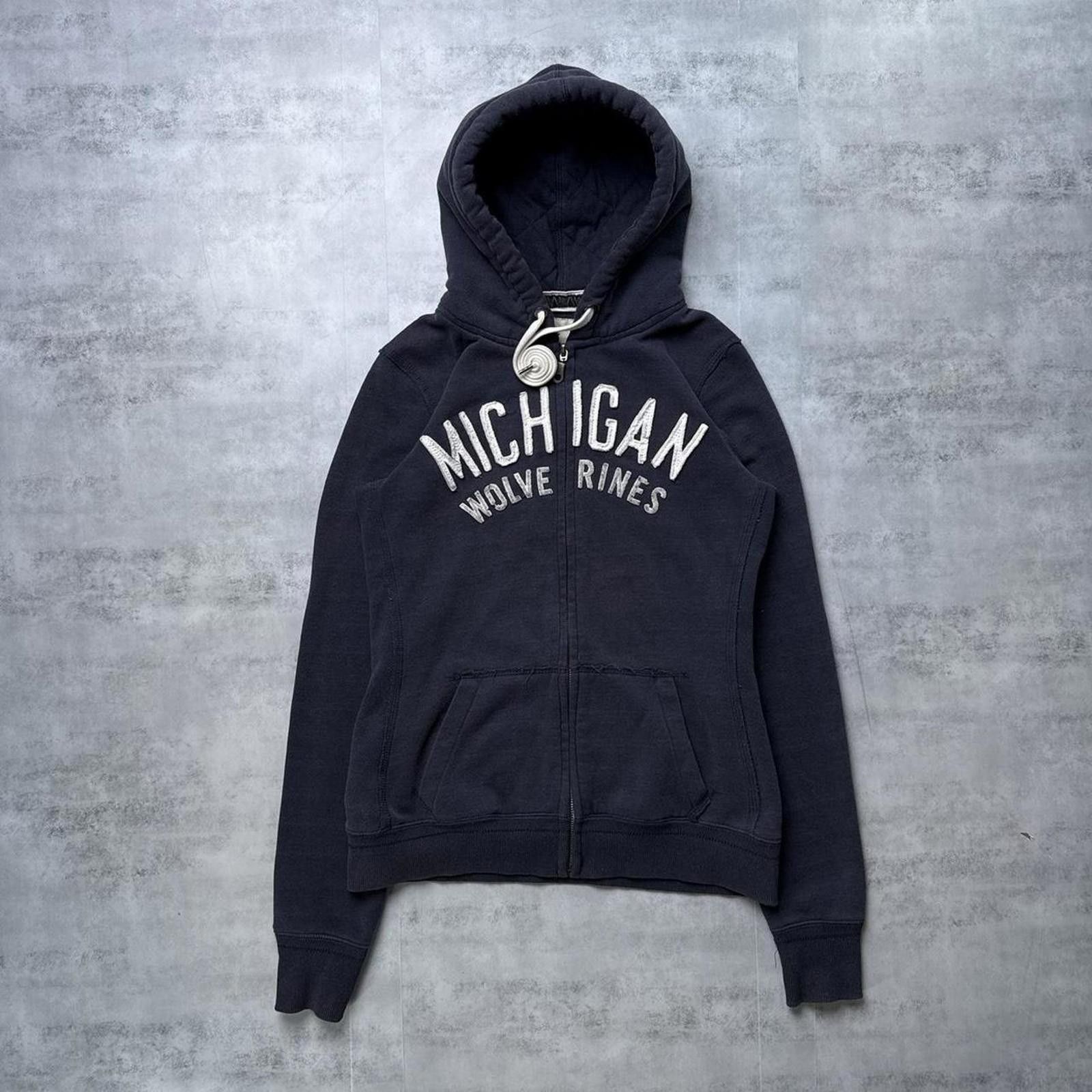Other Y2K Michigan Wolverines Campus Crew 00s Zip Up Jacket Size US S / EU 44-46 / 1 - 1 Thumbnail