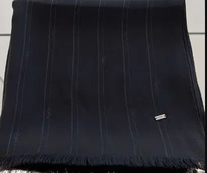 Saint Laurent Paris o1b1hav110425 Size: OS / Cassandre Striped Evening Scarf Size ONE SIZE - 3 Thumbnail