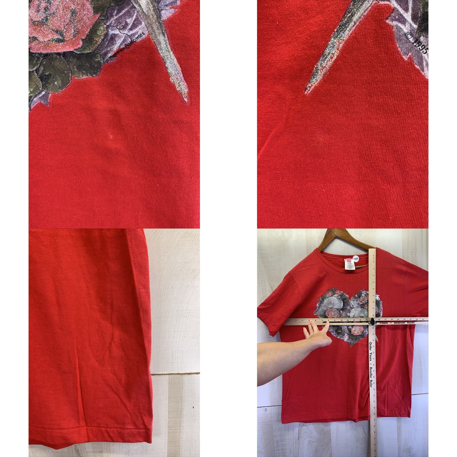 Hanes VINTAGE Hanes Shirt 1995 Single Stitch Graphic Dove Birds Heart Red XL Womens Mens Boys Girls Shirts? Size XL / US 12-14 / IT 48-50 - 8 Thumbnail