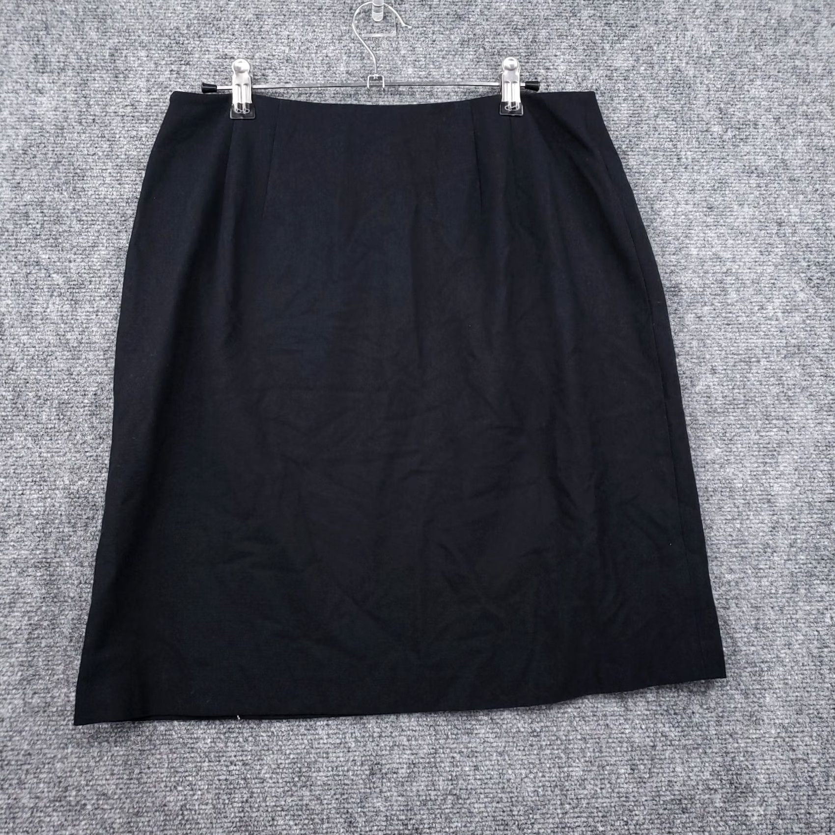 Ann Taylor Ann Taylor Loft Skirt Womens Black Size 8 Straight & Pencil Stretch Lined Flat Front Size 30" / US 8 / IT 44 - 2 Thumbnail