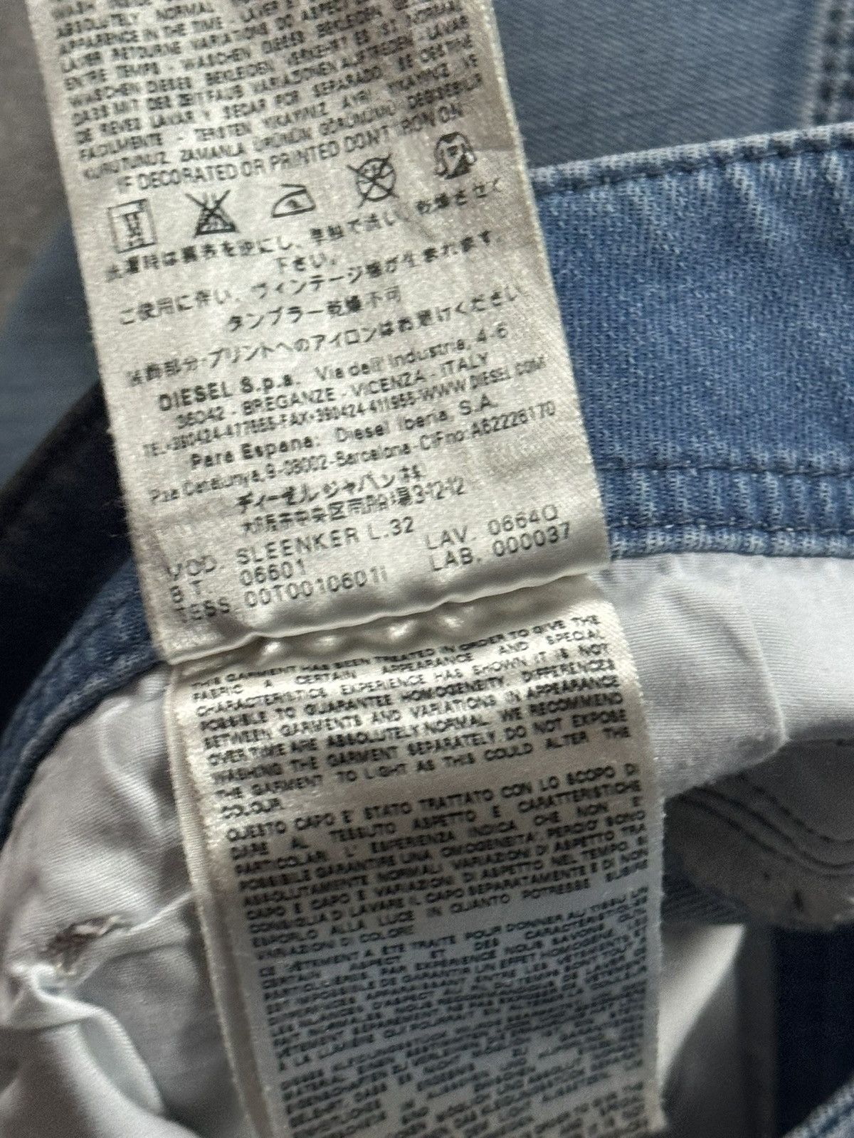 Diesel Diesel 32/32 Sleenker denim pants jeans trousers y2k casual Size US 32 / EU 48 - 11 Thumbnail