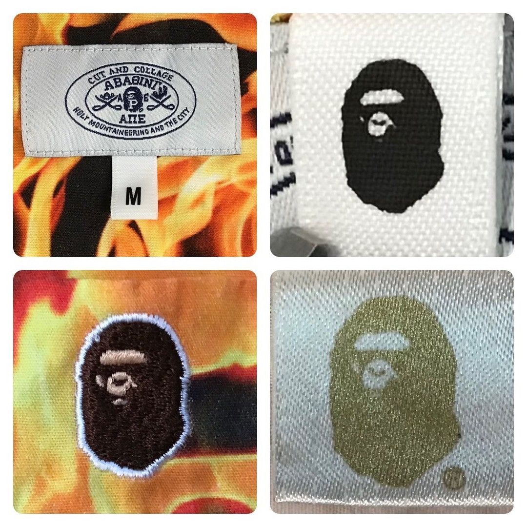 Bape BAPE FLAME short sleeve shirt a bathing ape Fire Size US M / EU 48-50 / 2 - 6 Thumbnail