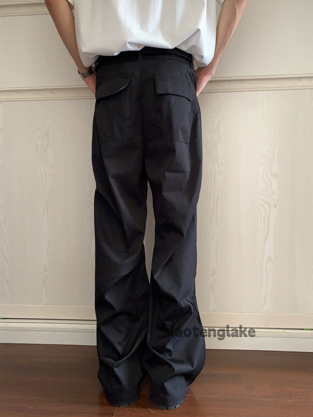 Designer × Japanese Brand × Vintage utility outdoor loose baggy pleated yuppie pants Size US 32 / EU 48 - 6 Thumbnail