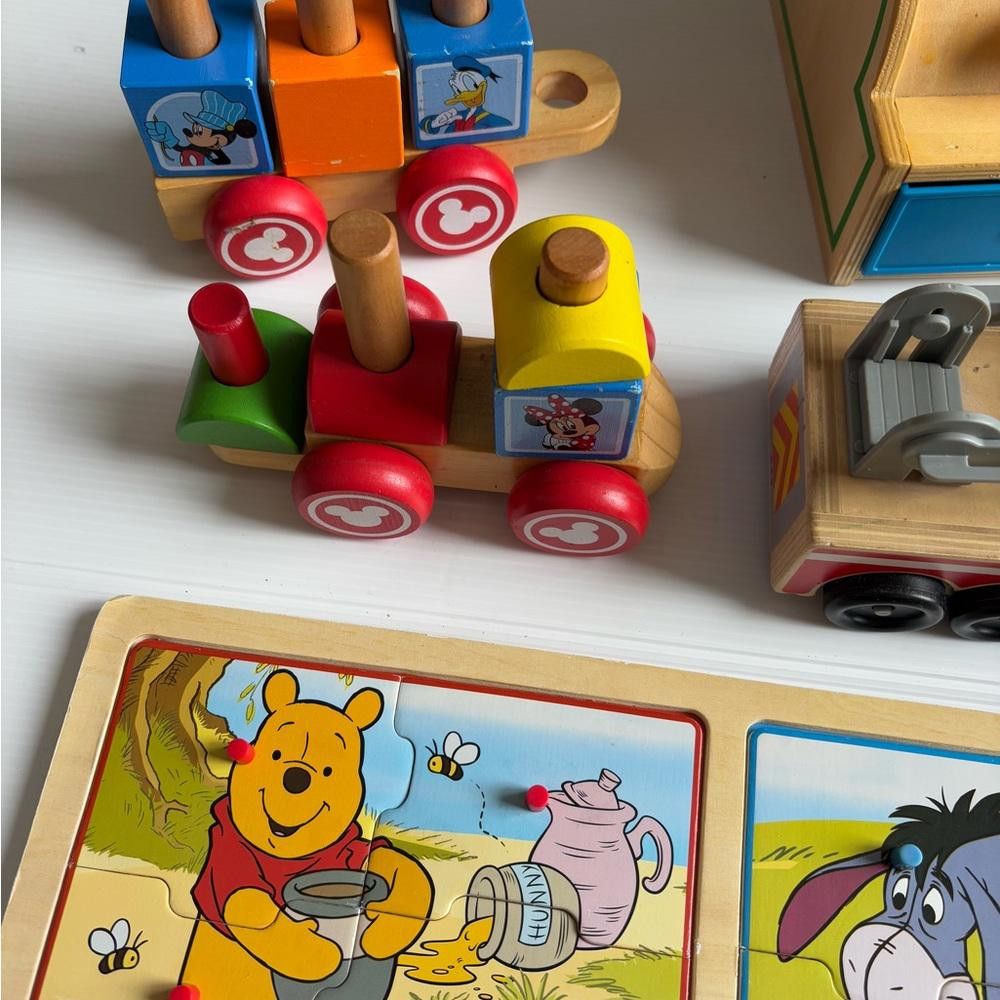 Designer Melissa & Doug Wooden Toy Lot Size ONE SIZE - 5 Thumbnail
