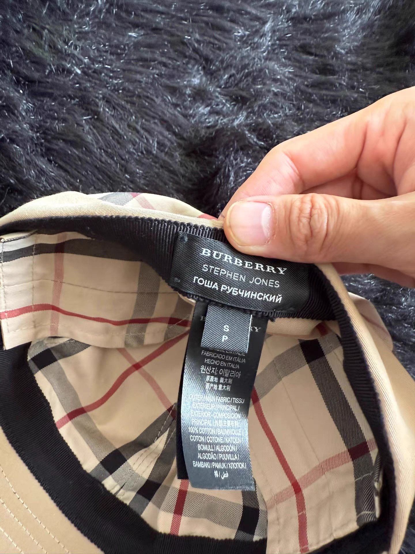 Burberry Gosha × Burberry Trapper Hat Q17 Size ONE SIZE - 3 Thumbnail