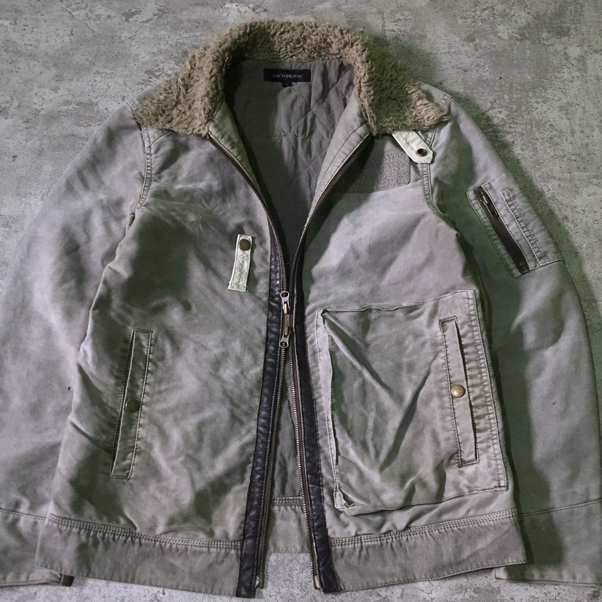 JACKROSE Jackrose Fur Stone Wash Avant Garde Jacket Size US M / EU 48-50 / 2 - 5 Thumbnail