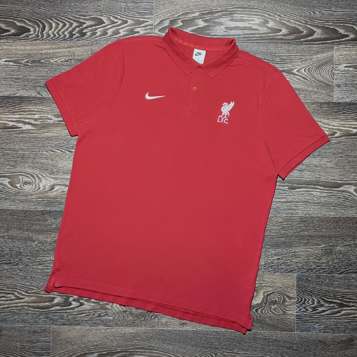 Nike Nike LIVERPOOL FC 2022/23 Lifestyle Travel Cotton Polo Shirt Size US XL / EU 56 / 4 - 1 Thumbnail