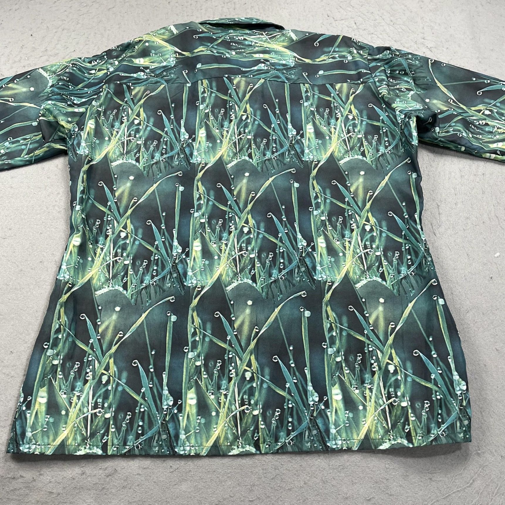 Arrow VINTAGE Joe Namath by Arrow Shirt Mens L Green Grass Graphic Print 70s Size US L / EU 52-54 / 3 - 7 Thumbnail