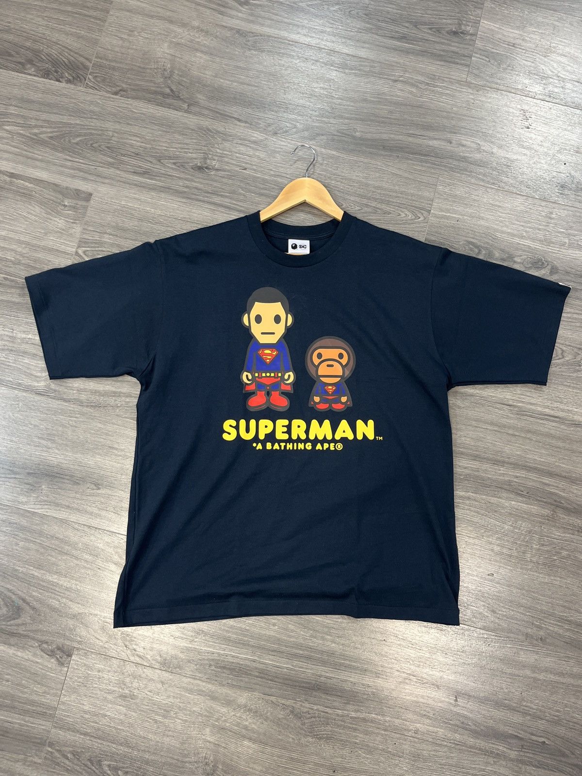 Bape Bape x DC Superman Relaxed Tee | Grailed