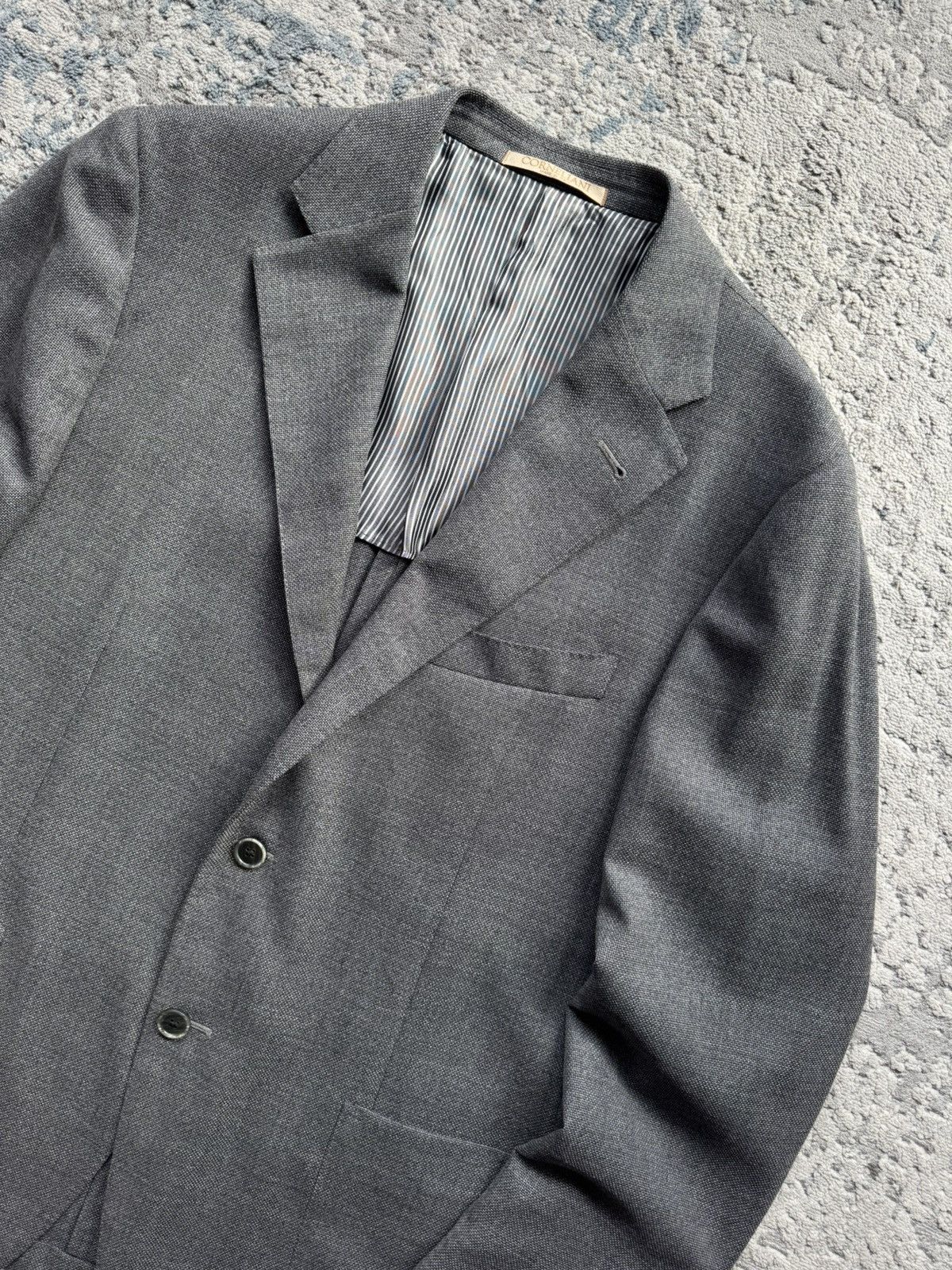 Corneliani Corneliani Gray Extrafine Wool blazer Jacket Size 54 R Size 54R - 2 Thumbnail