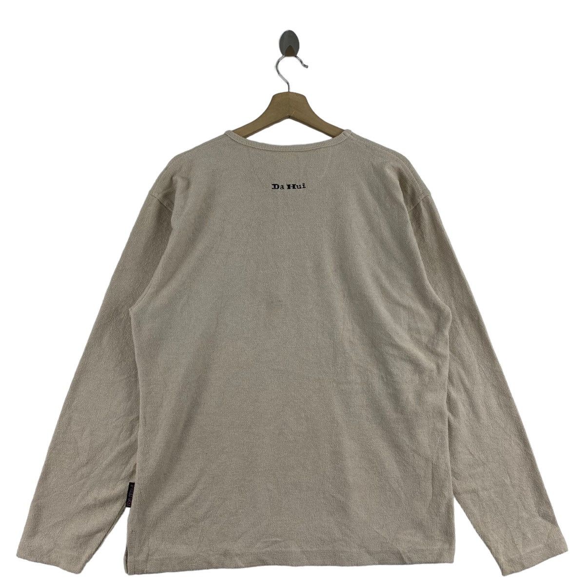 Other DA HUI HAWAII Surf Small Logo Beige V-neck Sweatshirt Size US M / EU 48-50 / 2 - 3 Thumbnail