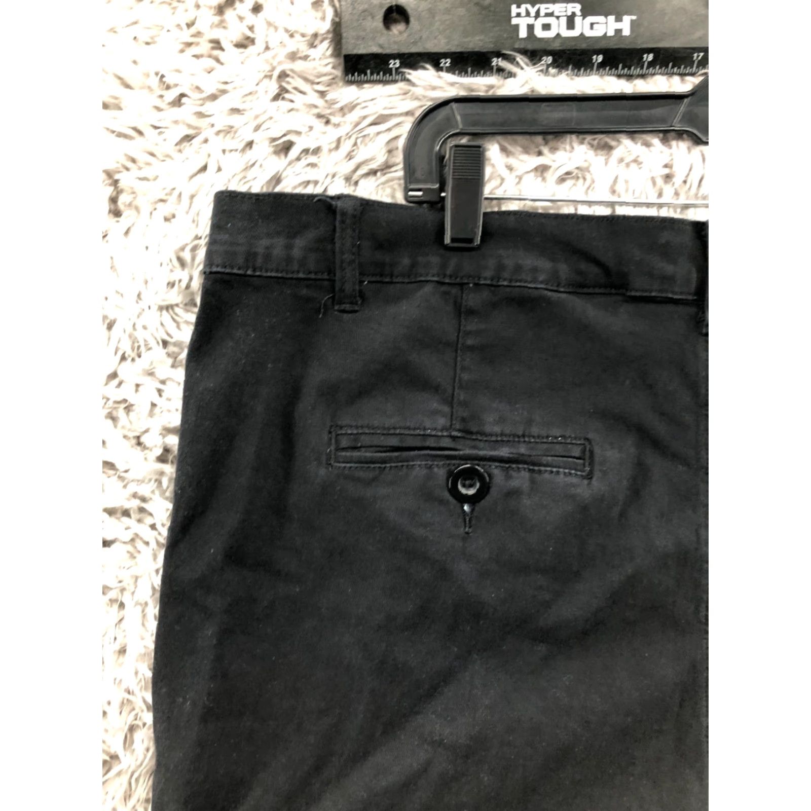 Vintage Blu Rock Cargo Chino Shorts Mens Regular 42 Belt Loops 5-Pocket Dark Wash Black Stretch Size US 42 / EU 58 - 7 Thumbnail