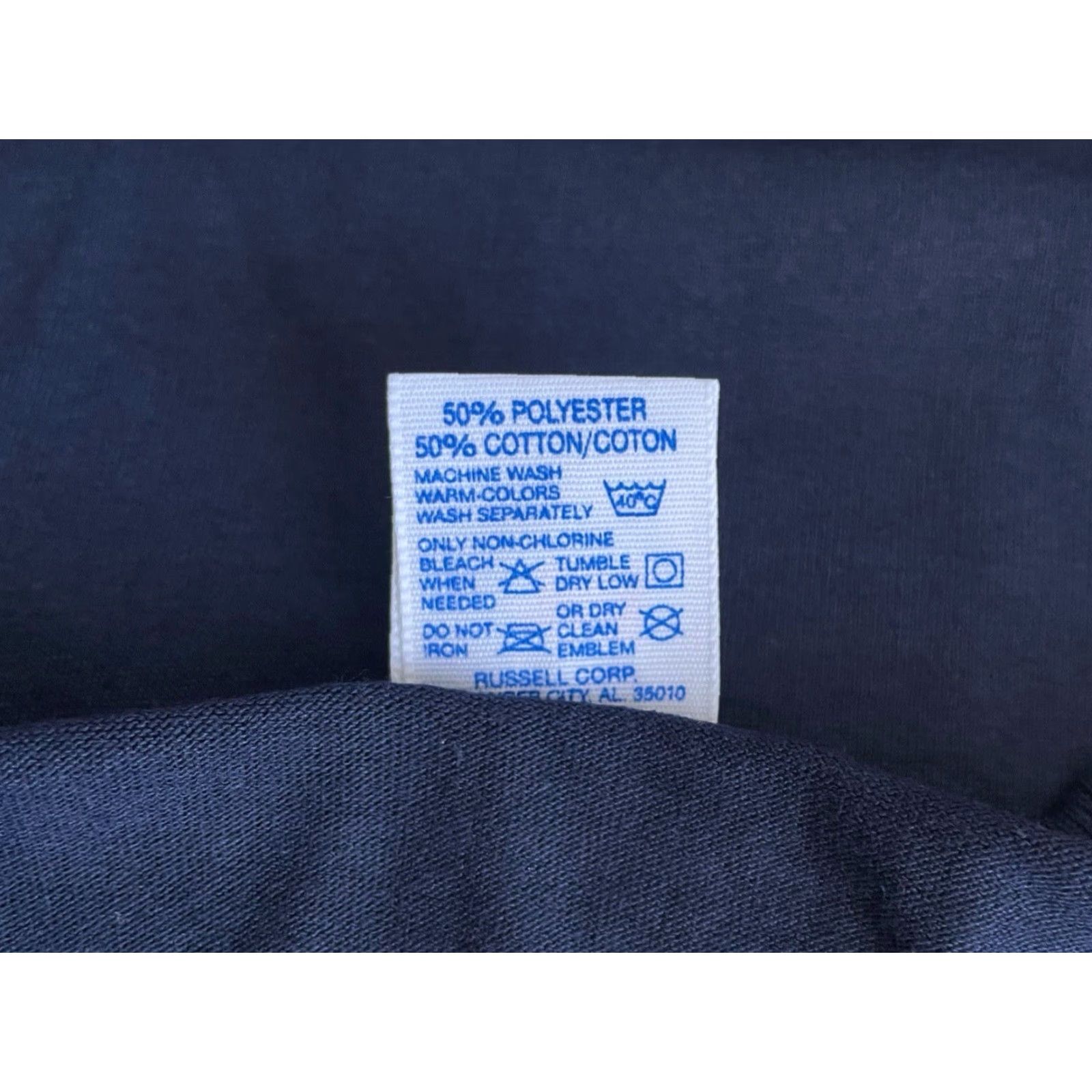 Russell Athletic VINTAGE Russell Athletic Henley TShirt Mens XXL Deadstock NWOT 90s Made USA Blue 2XL Navy 90s Mens Shirts Size US XXL / EU 58 / 5 - 5 Thumbnail