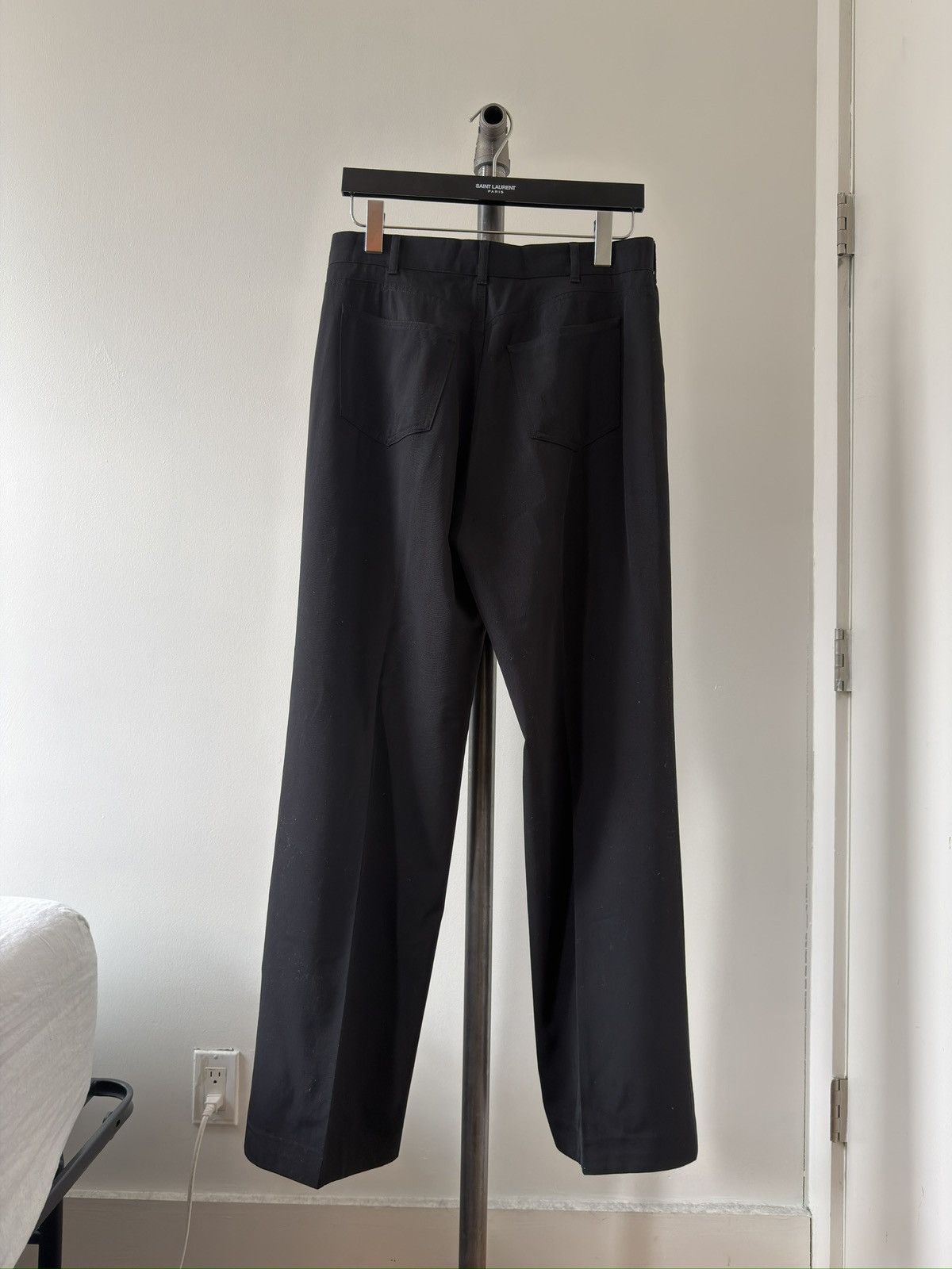 Balenciaga Wide Wool 5-Pocket Trousers Size US 28 / EU 44 - 2 Thumbnail
