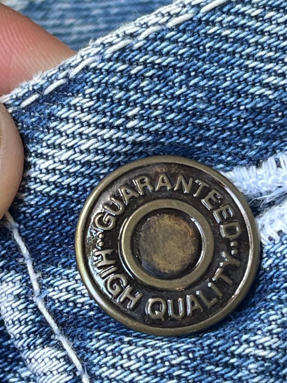 Blue Blue Japan VINTAGE CARPENTER BAGGY JEANS Size US 35 - 7 Thumbnail