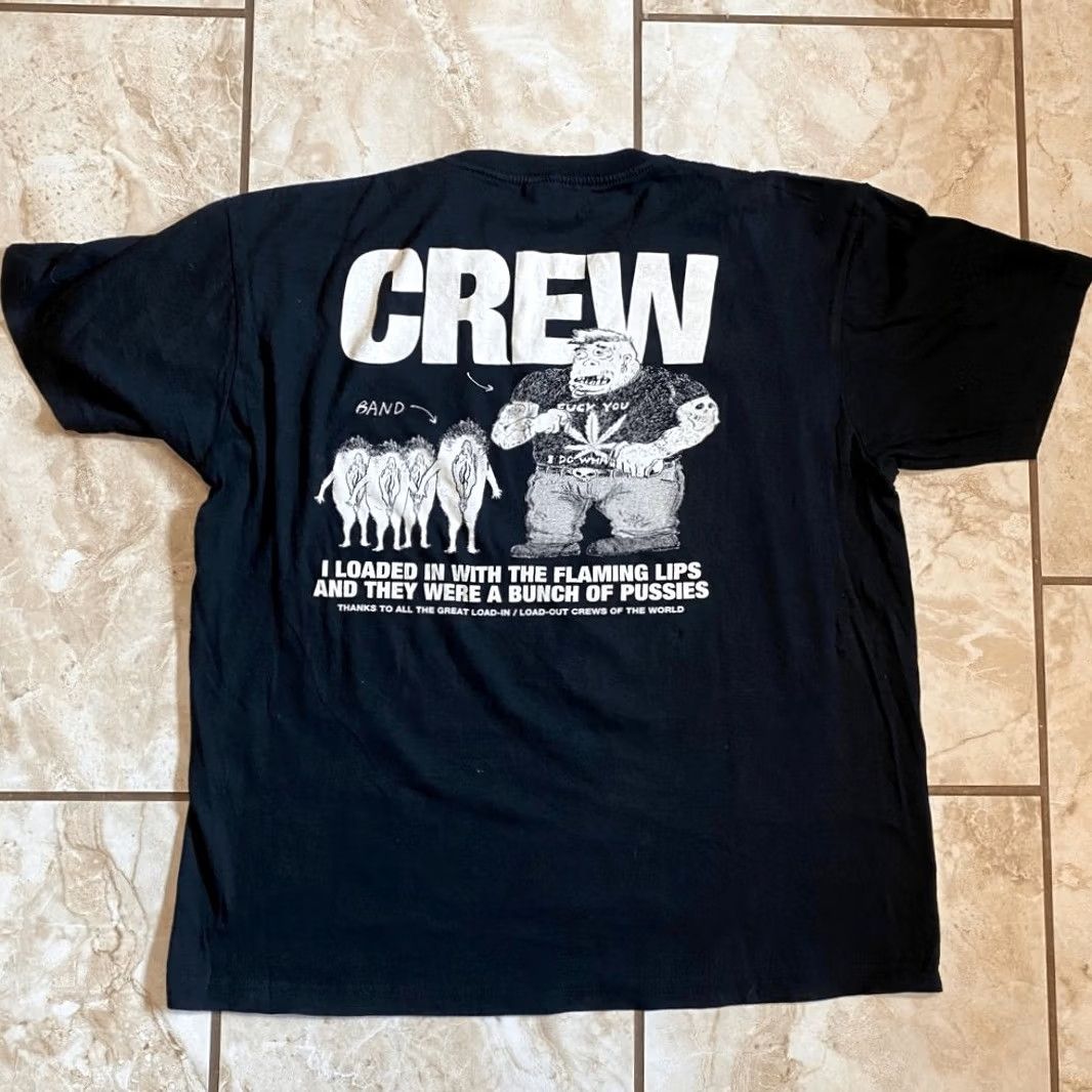 Tultex Tultex Fine Jersey Mens Rare Cannabis Flaming Lips Local Crew Shirt Black Large Size US L / EU 52-54 / 3 - 2 Thumbnail