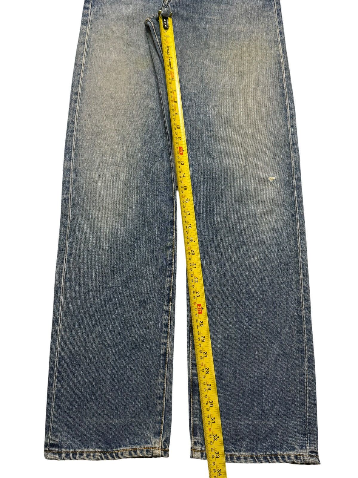 Edwin Vintage 90s Edwin 505xx Selvedge Blue Faded Regular Straight Size US 30 / EU 46 - 12 Thumbnail