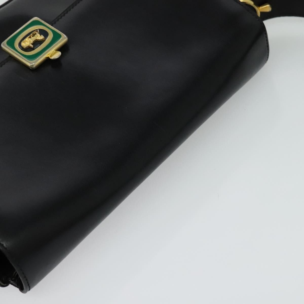 Celine CELINE Shoulder Bag Leather Black Gold Size ONE SIZE - 6 Thumbnail