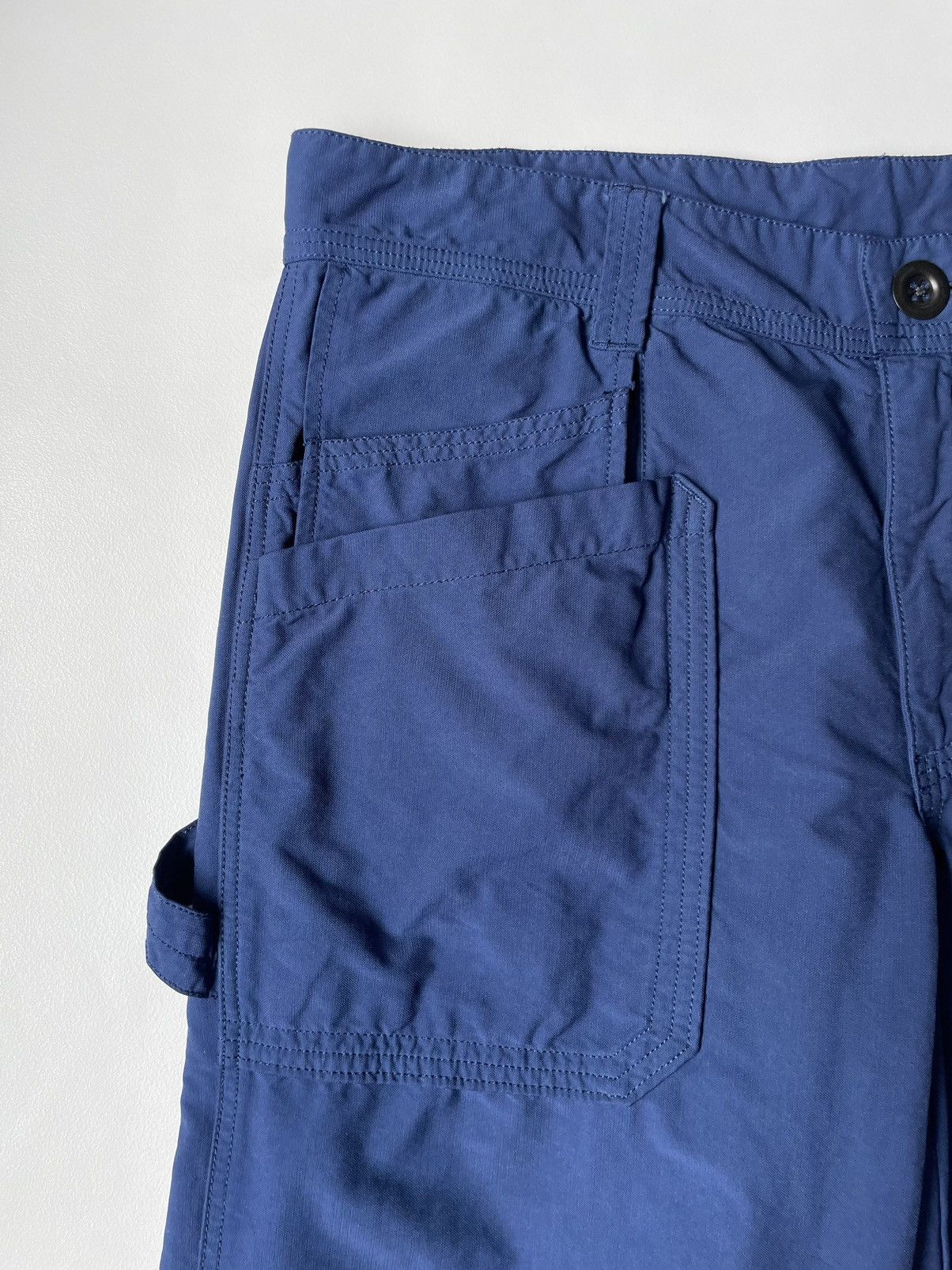 Comme des Garcons × Dover Street Market Blue Nylon Utility Trousers Size US 36 / EU 52 - 4 Thumbnail