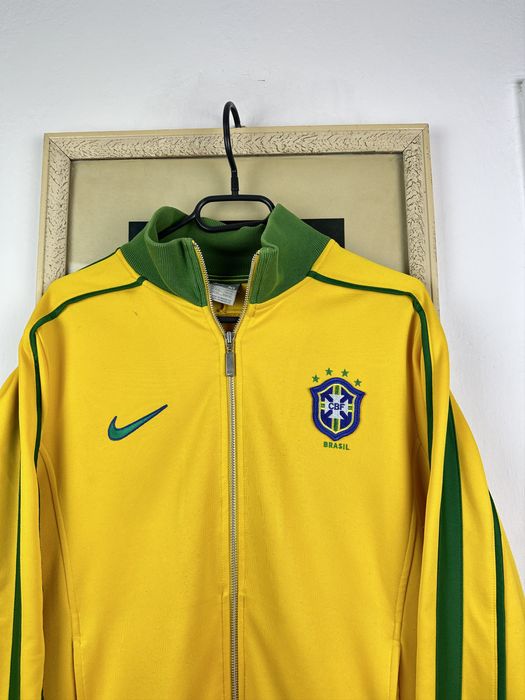 Nike Vintage Nike Brazil Jacket Track Top Soccer Rare