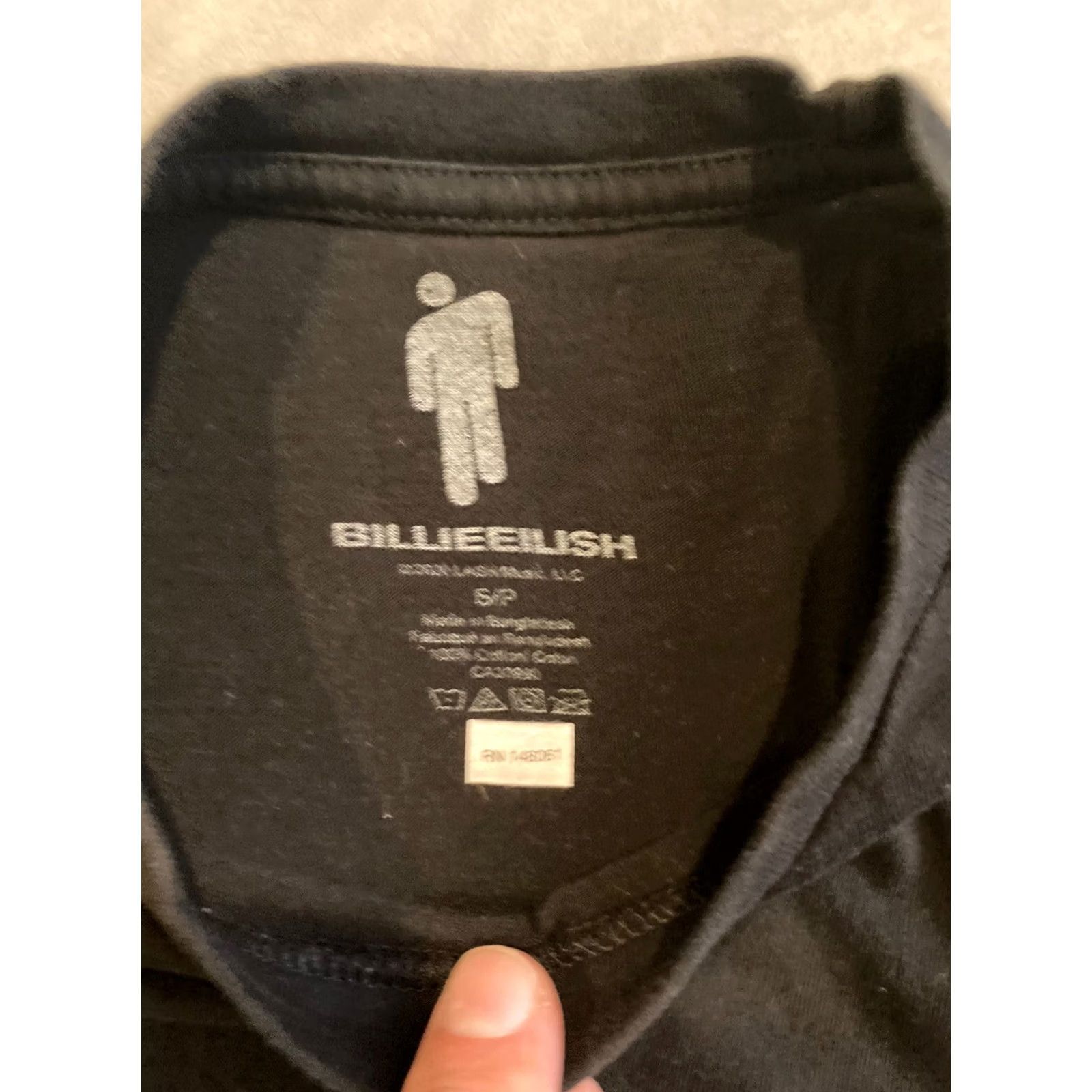 Vintage VINTAGE Billie Eilish Bling T Shirt Women PS Black S/P Shirt Womens PS Black Billie Eilish Bling T Shirt Size S/P Size S / US 4 / IT 40 - 3 Thumbnail