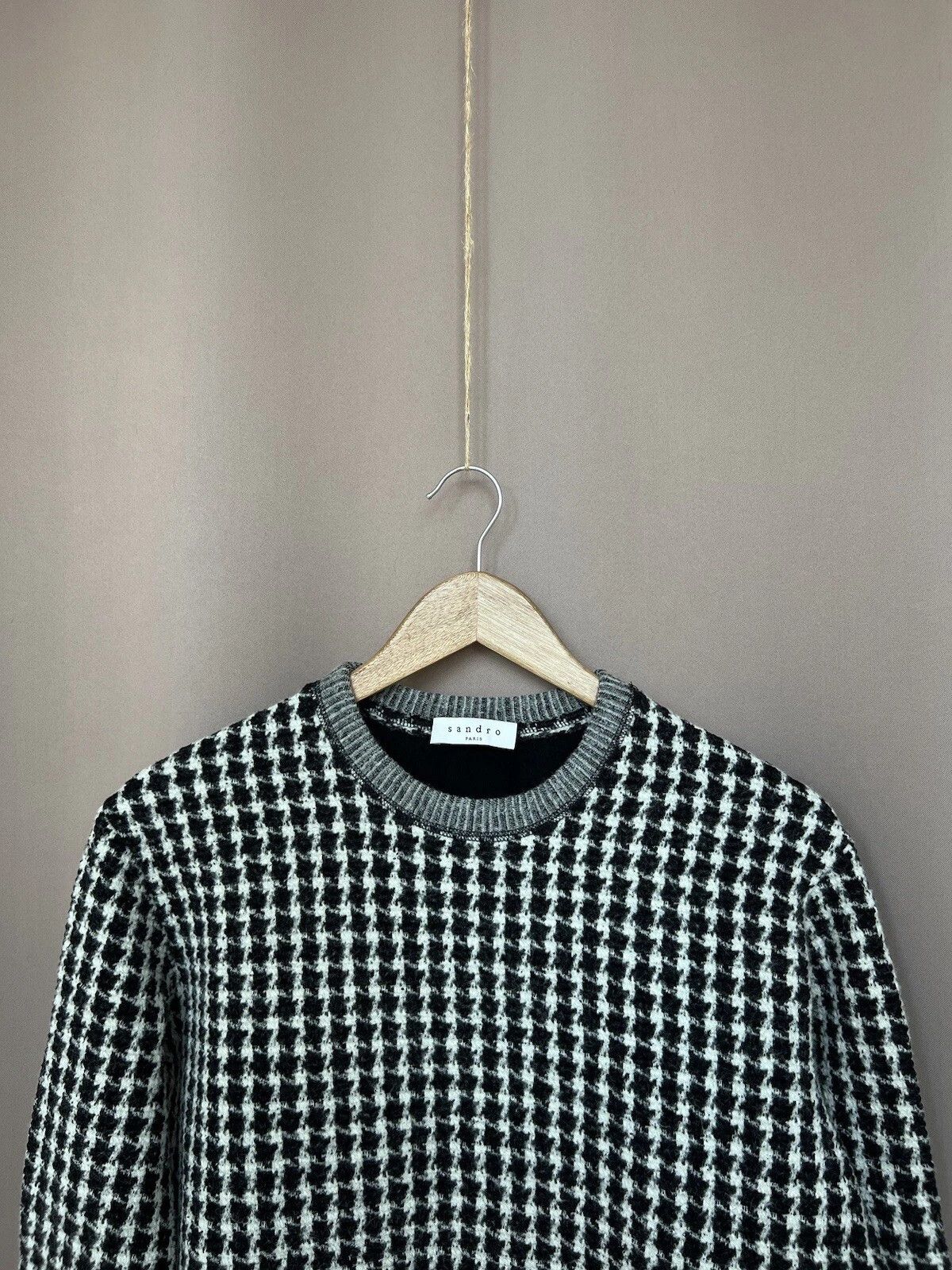 Sandro Sandro Wool Sweater Womens Size 2 or M Crew Neck Jumper Size M / US 6-8 / IT 42-44 - 2 Thumbnail