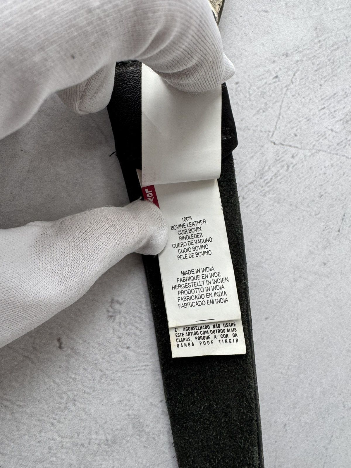Levi's × Vintage Levi’s Buckle Belt Leather Vintage Size ONE SIZE - 7 Thumbnail