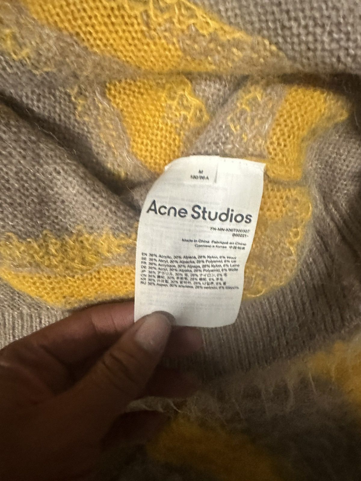 Acne Studios Acne Studios Mohair ZigZag Sweater Size US M / EU 48-50 / 2 - 3 Thumbnail