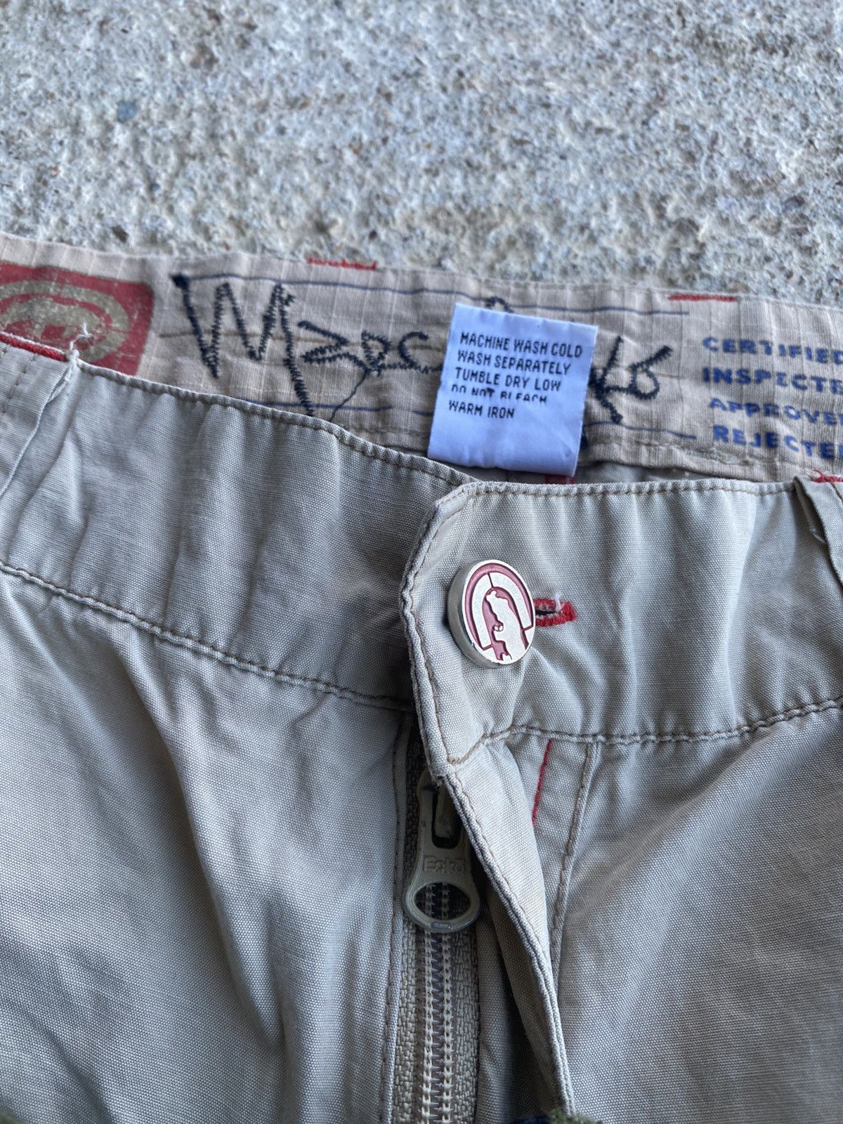 Ecko Unltd. × JNCO × Vintage Vintage Y2K Ecko Baggy Cargo Jnco Style Pants Size US 36 / EU 52 - 6 Thumbnail