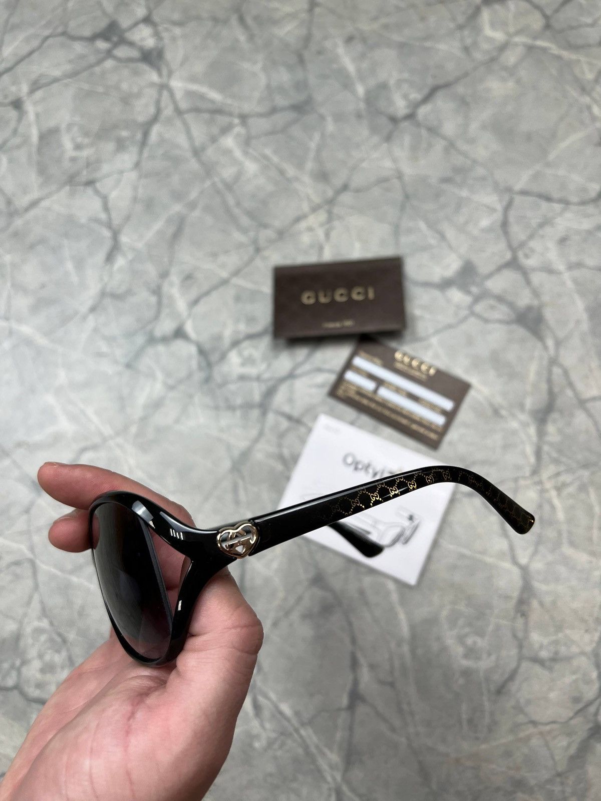 Gucci Gucci Sunglasses Luxury Y2k Avant Garde Size ONE SIZE - 2 Thumbnail