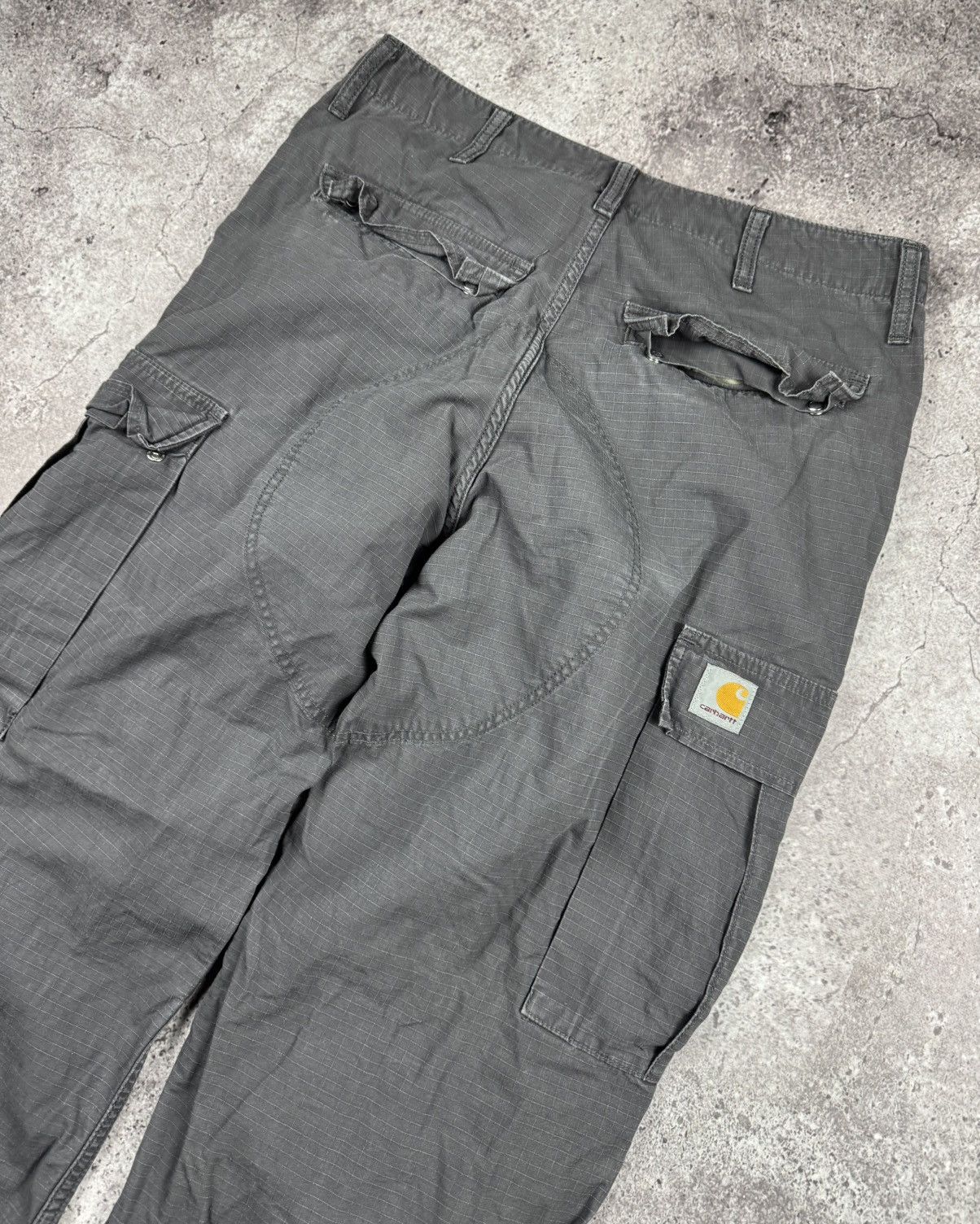 Carhartt VINTAGE Y2K DISTRESSED REGULAR BAGGY CARGO PANTS CARHARTT Size US 31 - 2 Thumbnail